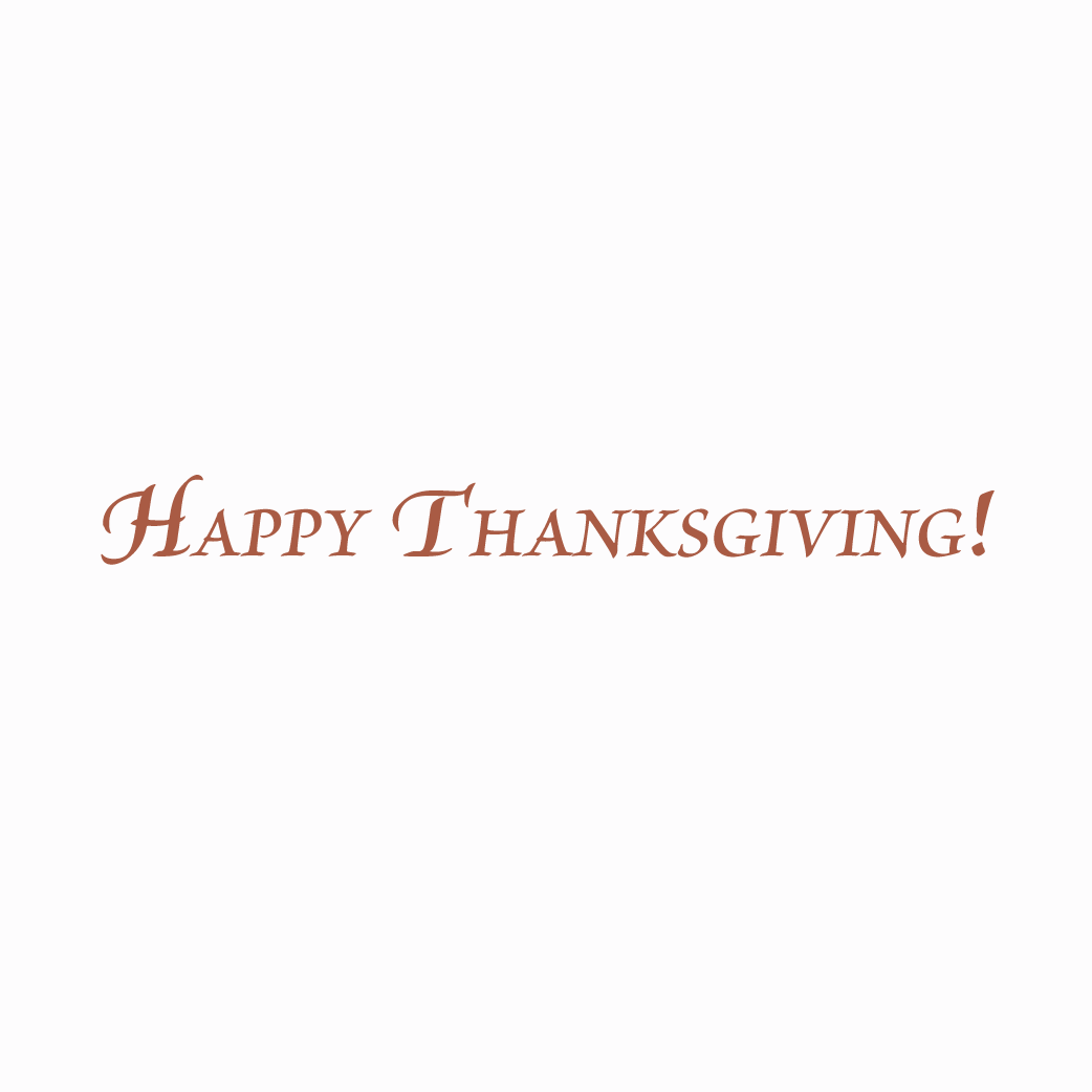 The First Thanksgiving Card inside card message