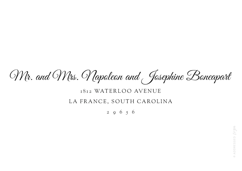 Happy and Blessed home printable envelope address template design