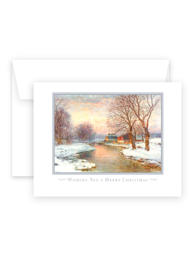 Wishing You a Merry Christmas Card Blank inside card image
