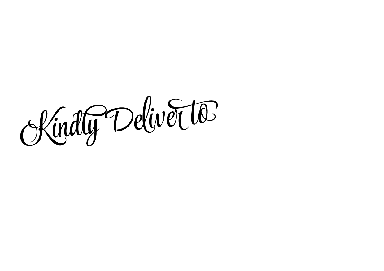 Friendly Delivery home printable envelope address template design