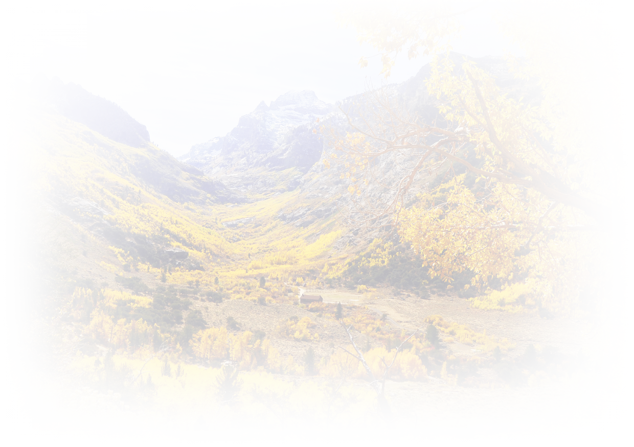 Golden Mountains home printable envelope address template design