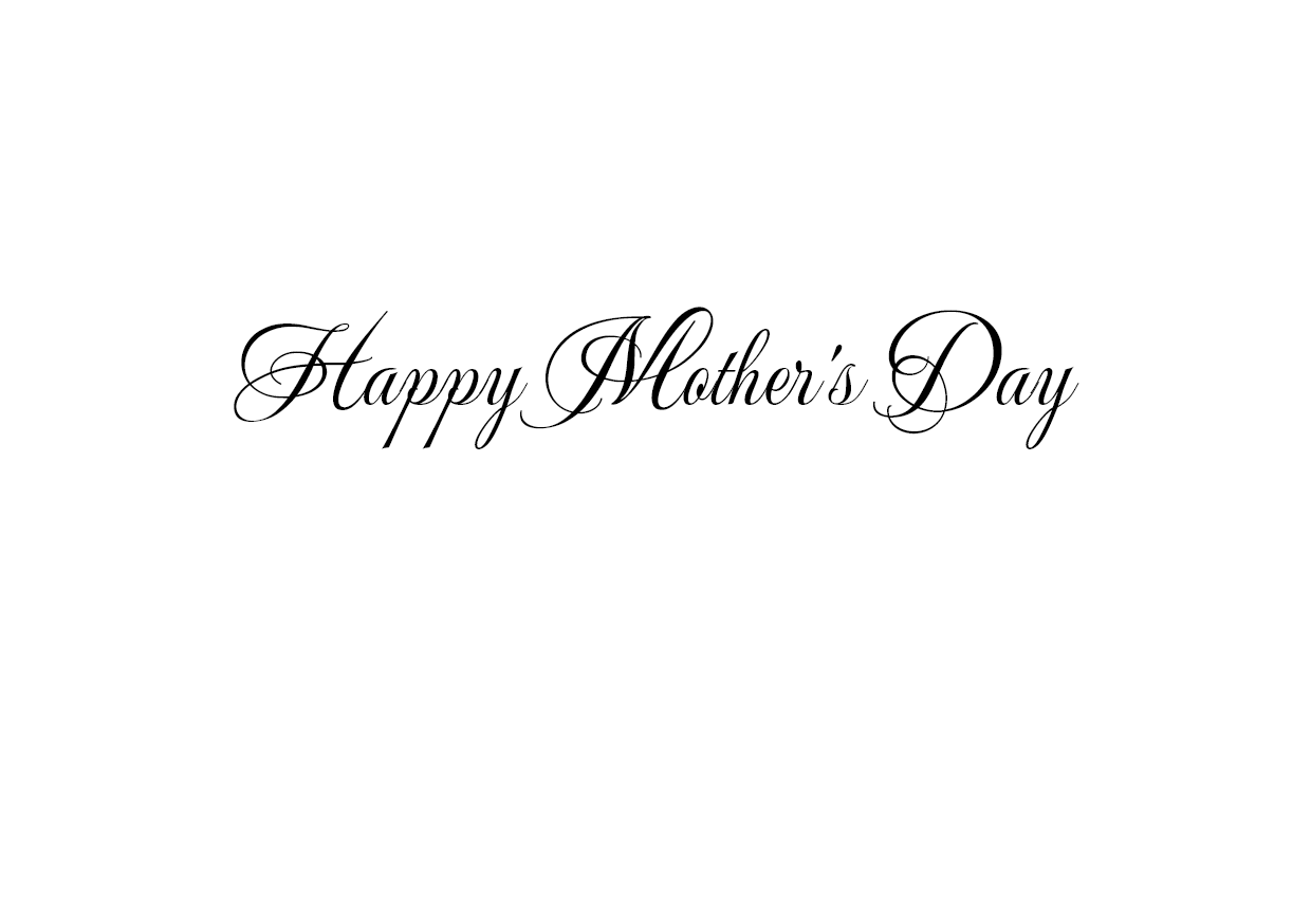 Happy Mother's Day home printable envelope address template design