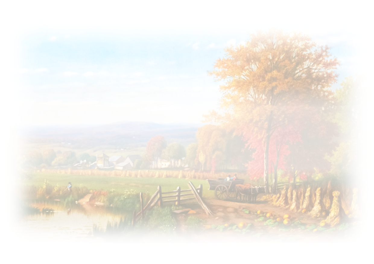 Harvest Time home printable envelope address template design